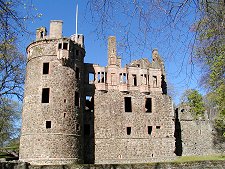 Huntly Castle from the South