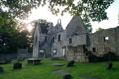 Dalgety, the burial place of the Seton Earls of Dunfermline, known as St. Bridgets.