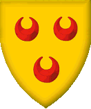 The original Arms of the Seton family, prior to 1347.