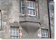 Cockenzie House, old courtyard bay window 2002.