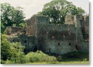 Hailes Castle, from the estate, 2004.