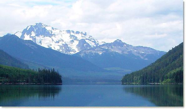 Seton Lake and the Seton Valley, Lilloet, British Columbia, Canada.