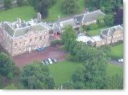 Ariel view of St. Germains House.