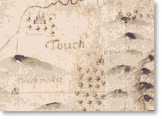 View of the Touch Estate from John Adair's Map, 1685.