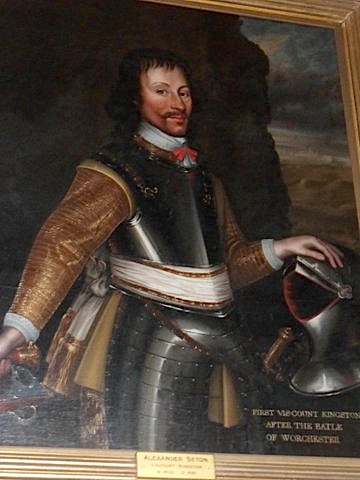 Portrait of Sir Alexander Seton, 1st Viscount of Kingston, 1651, at Duns Castle.